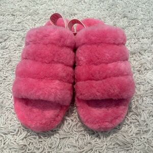 Brand New Women’s Fluff Yeah Pink Ugg Slippers